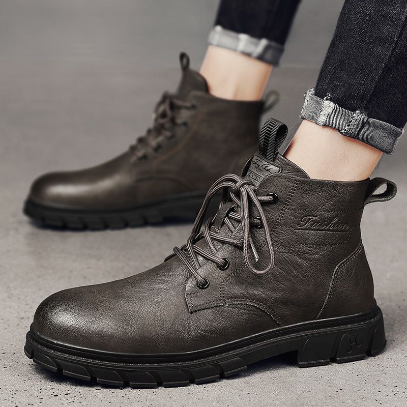 Men's boots 2026 mid top men's - Sewing Nylon avaliação e preço