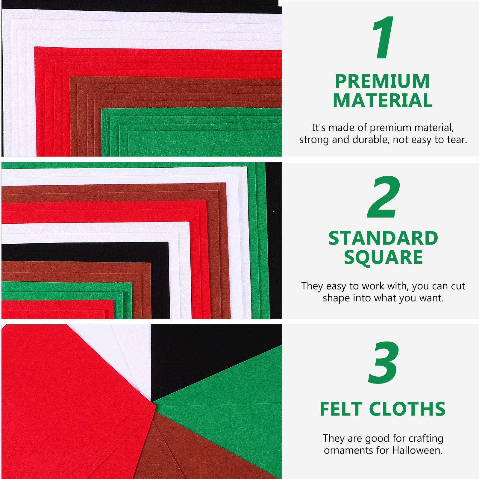 20Pcs DIY Felt Cloths Sustaina - Is Sewing Textile Art avaliação e preço