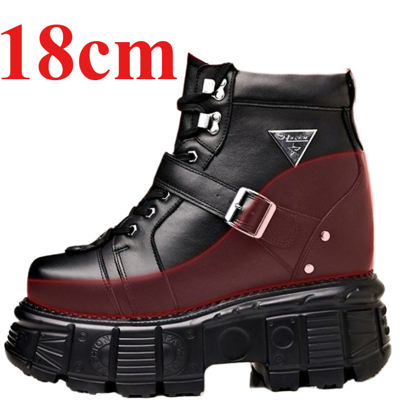Genuine Leather Motorcycle Boo - Sewing Garment avaliação e preço