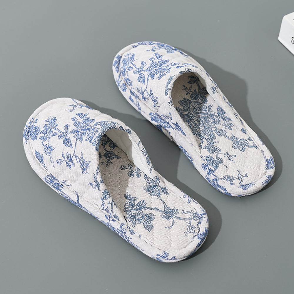 Home Indoor Slippers Soft Bott - Sewing Garment avaliação e preço