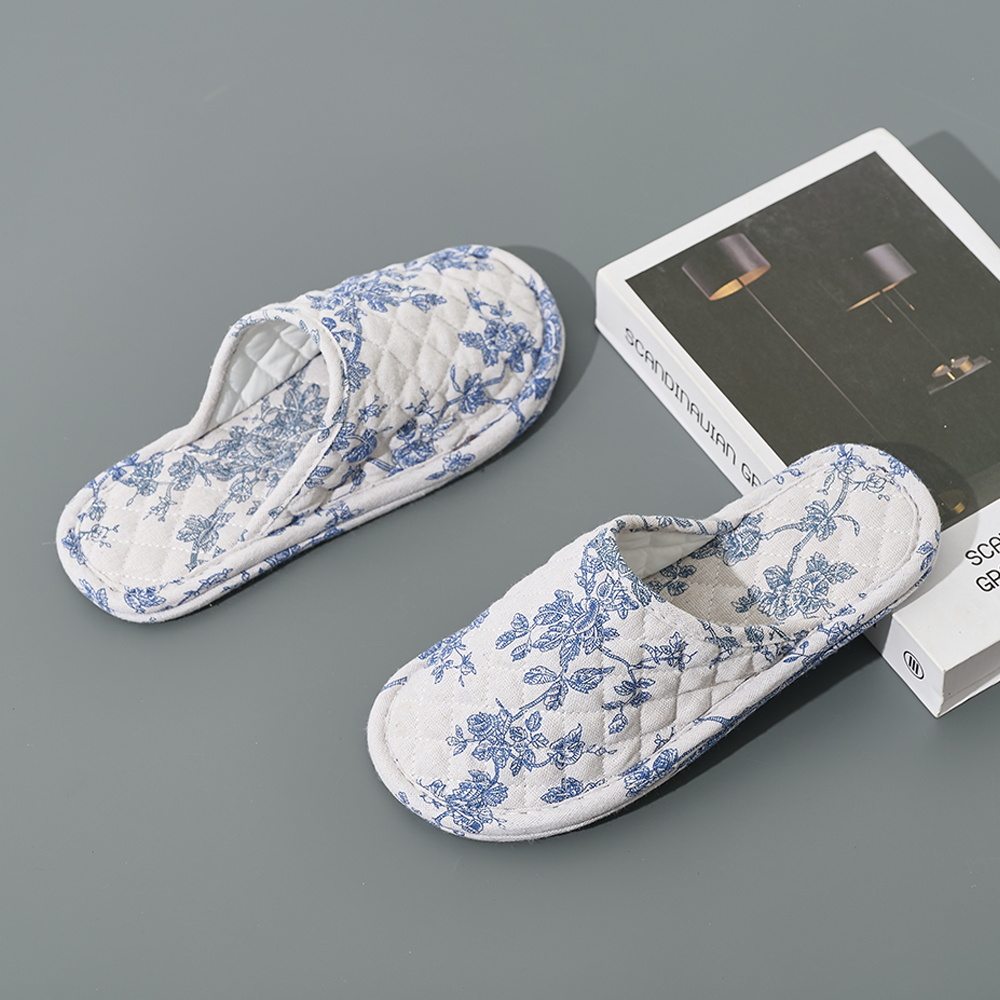 Home Indoor Slippers Soft Bott - Sewing Garment avaliação e preço