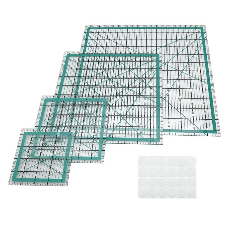 AEE4-Quilting Rulers,4 Square  - Quilting Ruler Square avaliação e preço