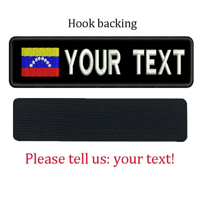 Venezuela Flag Custom Name Pat - Sewing Label avaliação e preço