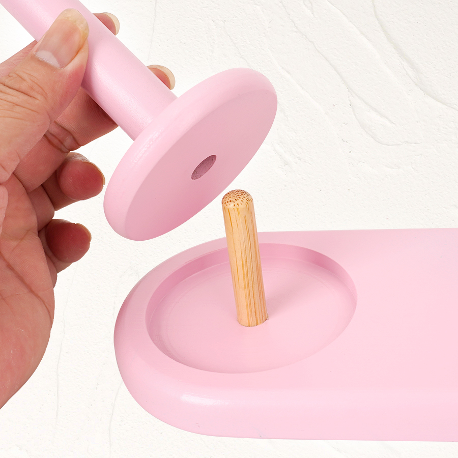 1pc Double-axis wooden yarn ho - Sewing Necessities avaliação e preço