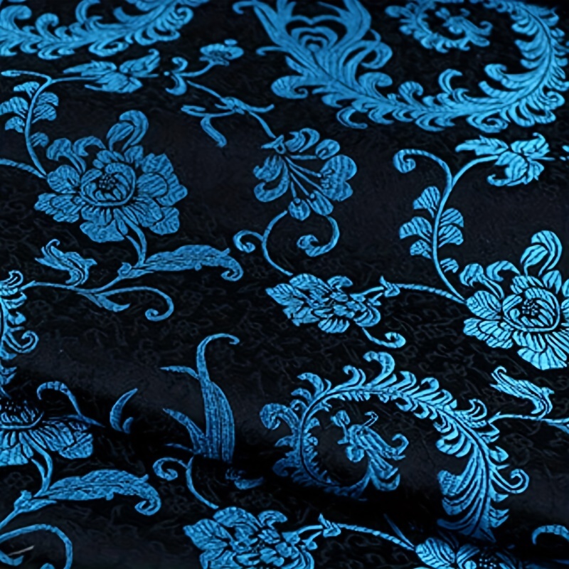 3D Blue Phoenix Tail Brocade F - Sewing By avaliação e preço