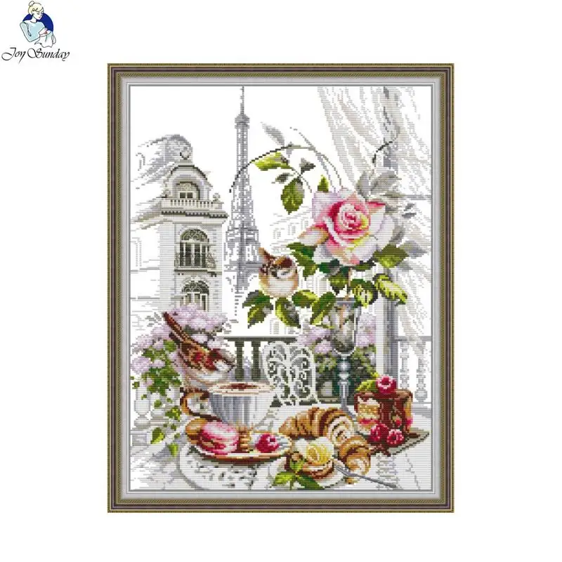 Joy Sunday Print Cross Stitch  - Textile Sewing Patterns avaliação e preço