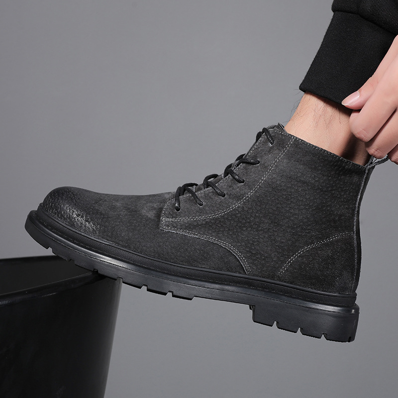 Men's boots autumn and winter  - Sewing Nylon avaliação e preço
