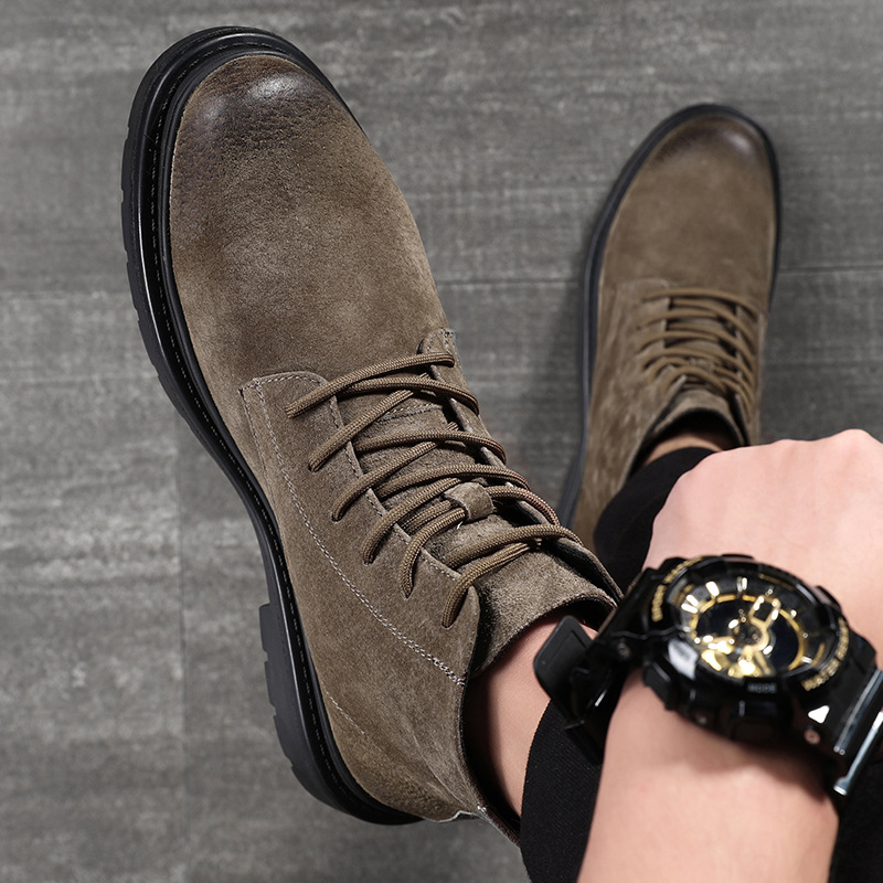 Men's boots autumn and winter  - Sewing Nylon avaliação e preço