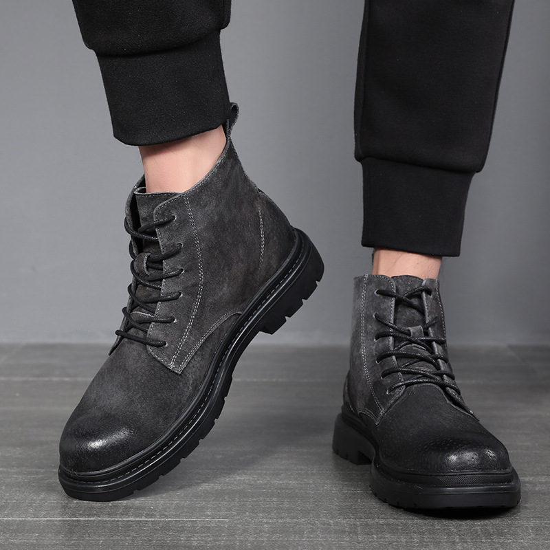 Men's boots autumn and winter  - Sewing Nylon avaliação e preço