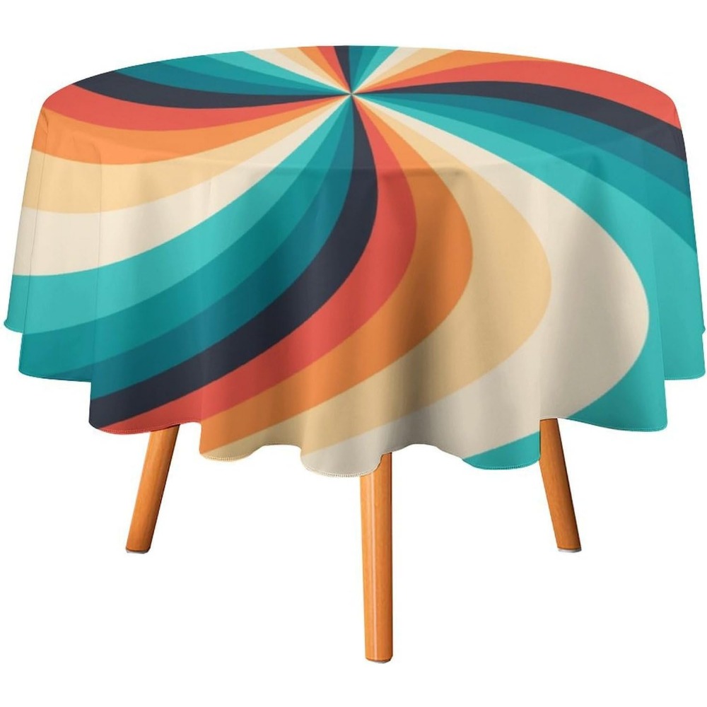 Vintage Groovy Swirl Round Tab - Century Textile & Sewing Supply Hours avaliação e preço