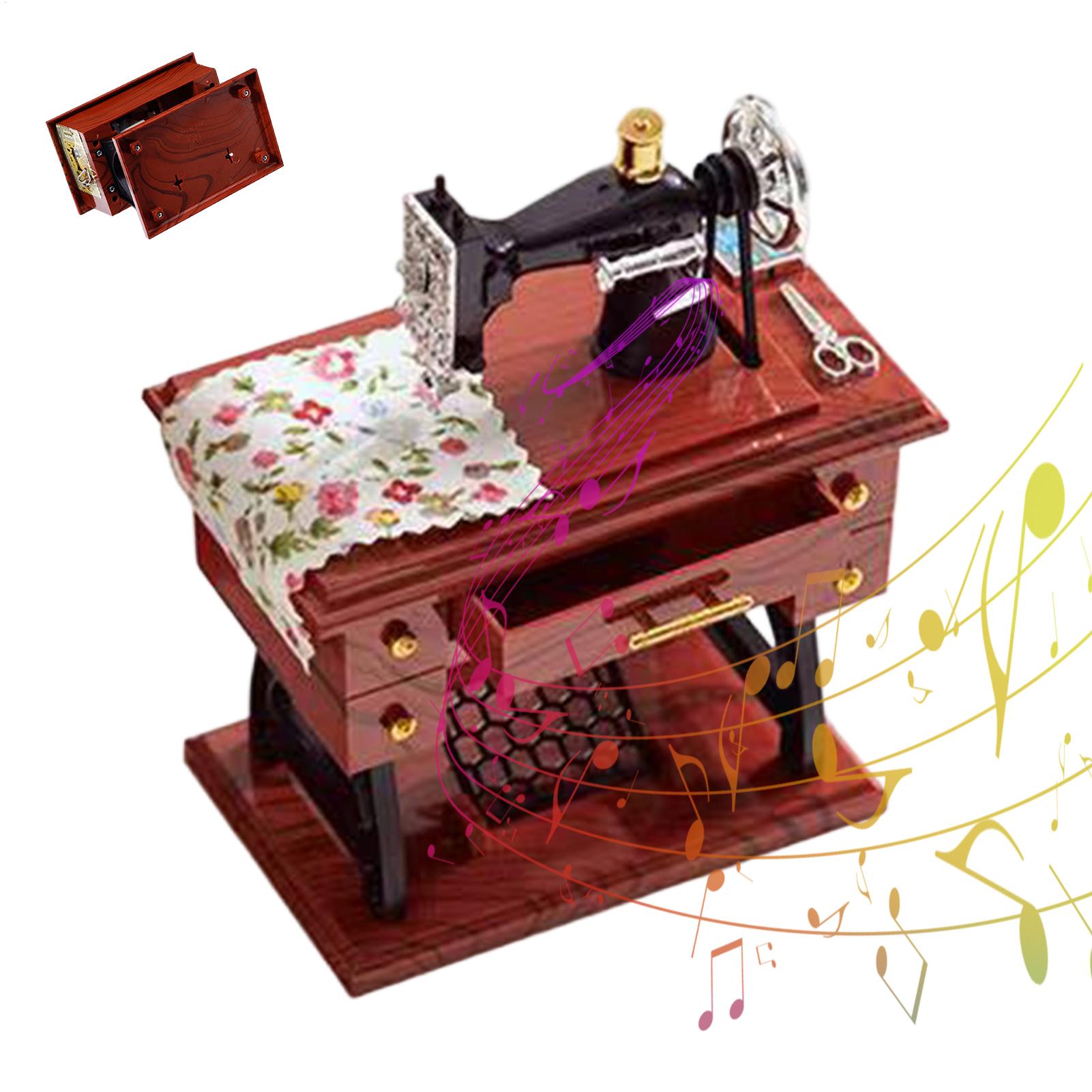 Sewing Machine Mini Music Box  - Sewing Gathering avaliação e preço