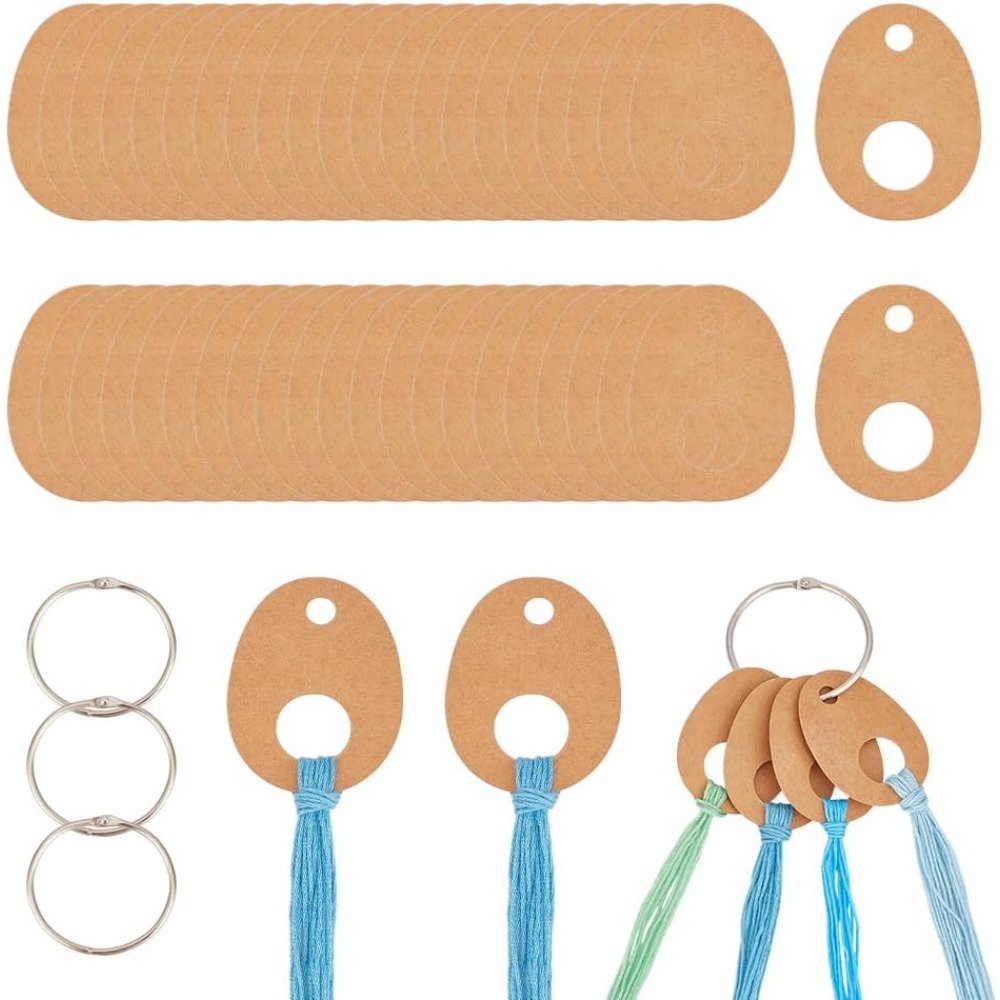 100Pcs Teardrop Floss Thread D - Embroidery Floss Thread avaliação e preço