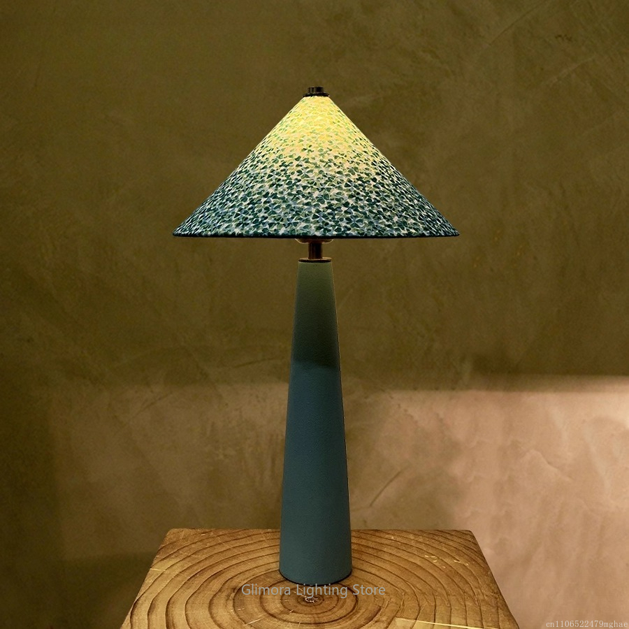 Teal Umbrella Shape Table Lamp - Century Textile & Sewing Supply Hours avaliação e preço