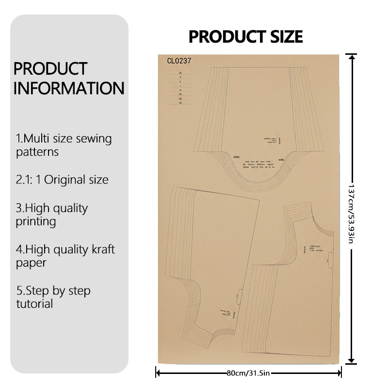 Sewing patterns for women's Li - Textile Sewing Patterns avaliação e preço