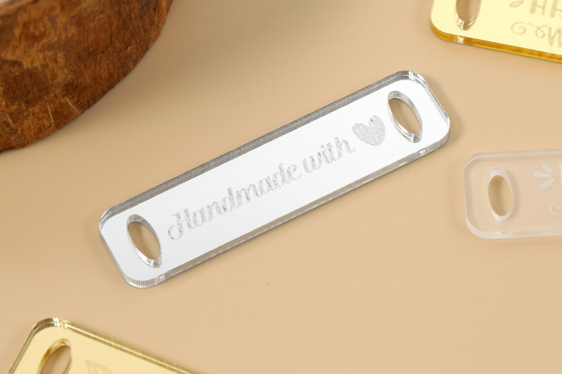 30/50/100pcs Personalized Hand - Sewing Label avaliação e preço