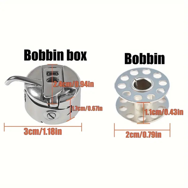 Bobbin Case and Metal Bobbins  - Sewing Necessities avaliação e preço