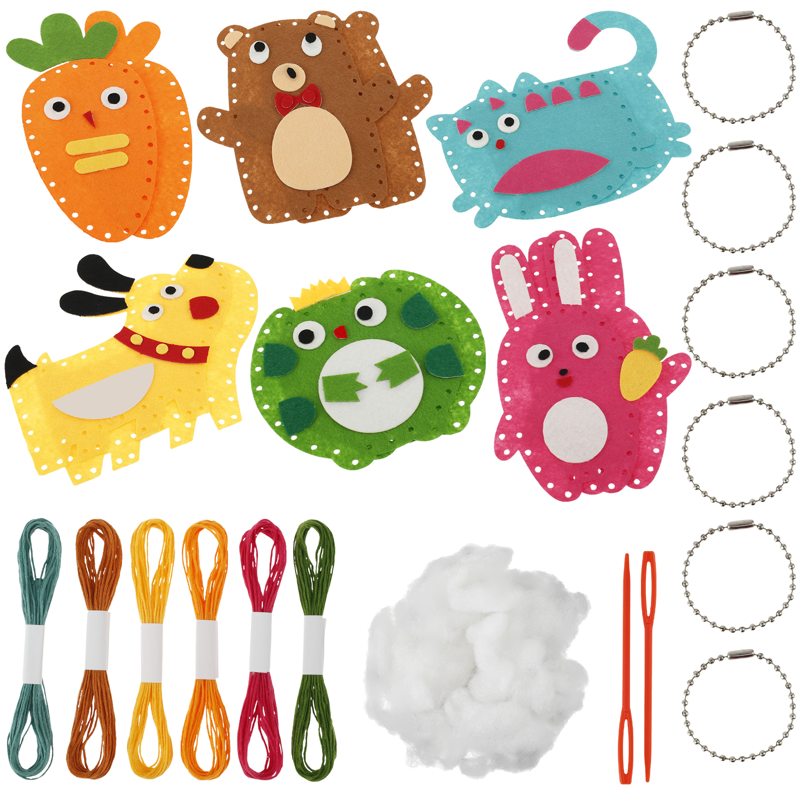 Sewing Kit Cute Animal Sewing  - Textile Sewing Kit avaliação e preço
