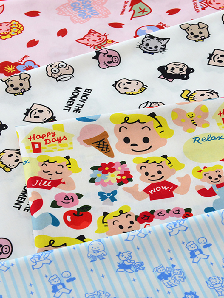 Japanese Style Cartoon Fabric  - Sewing By avaliação e preço