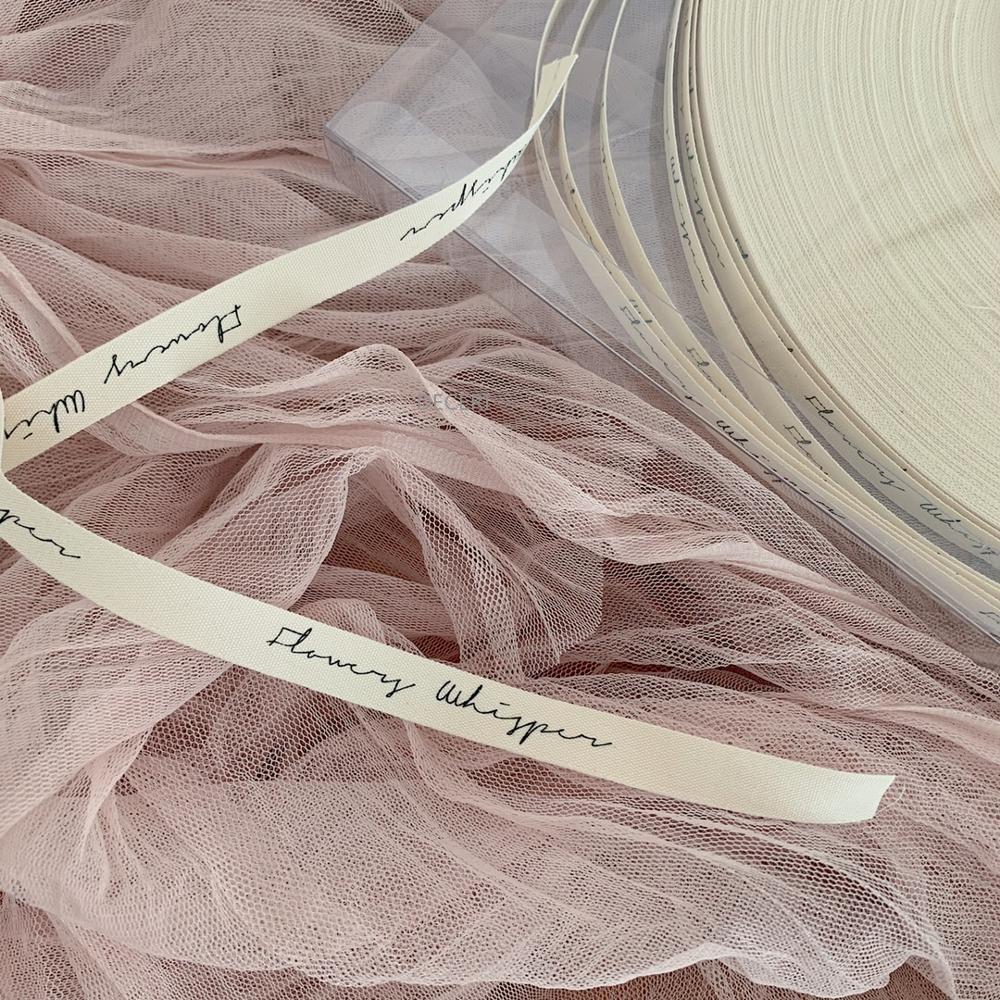 100 Yards Cotton Ribbon Custom - Sewing Label avaliação e preço