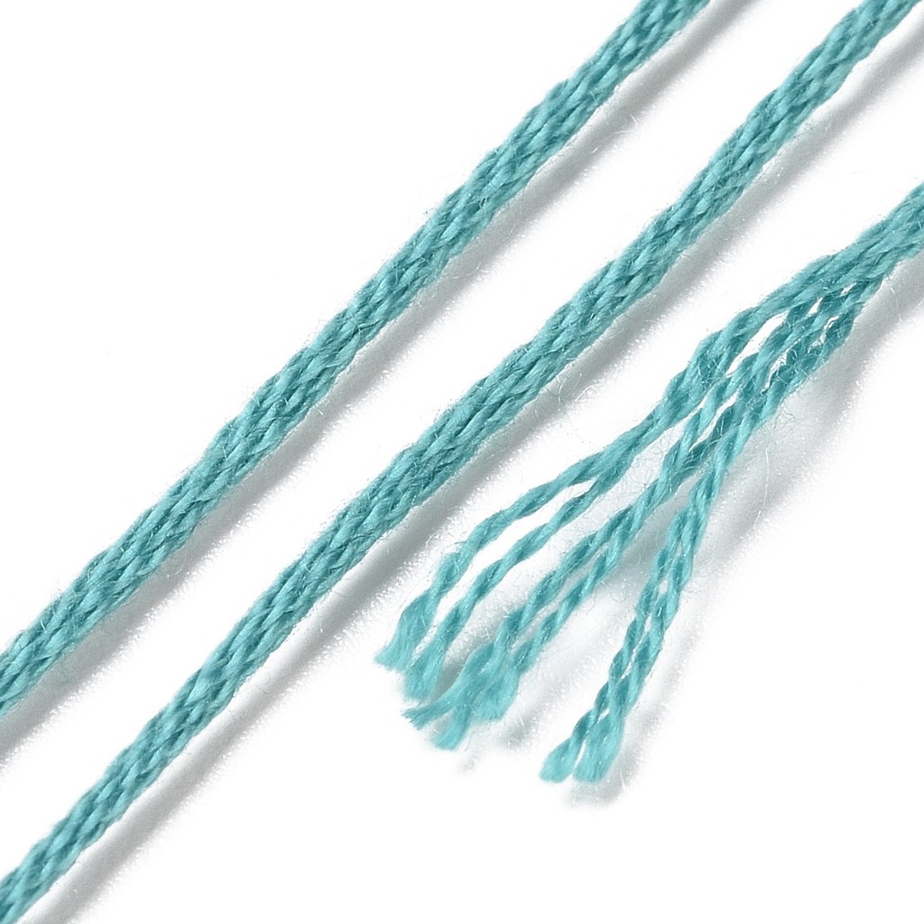 1Set 8 Skeins 0.5mm 6-Ply Poly - Embroidery Floss Thread avaliação e preço