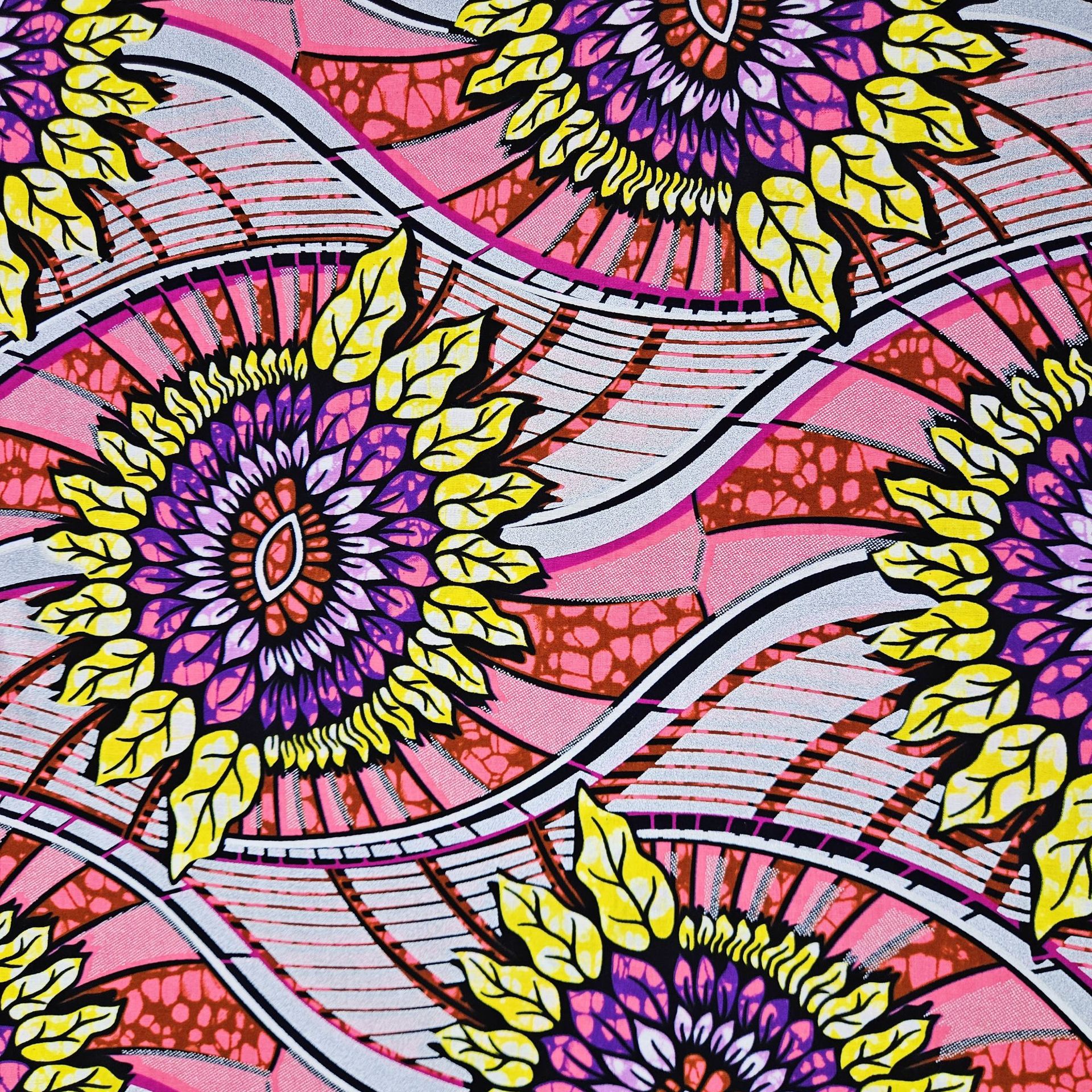 6Yards Long Cotton African Sty - Sewing Batik Fabric avaliação e preço